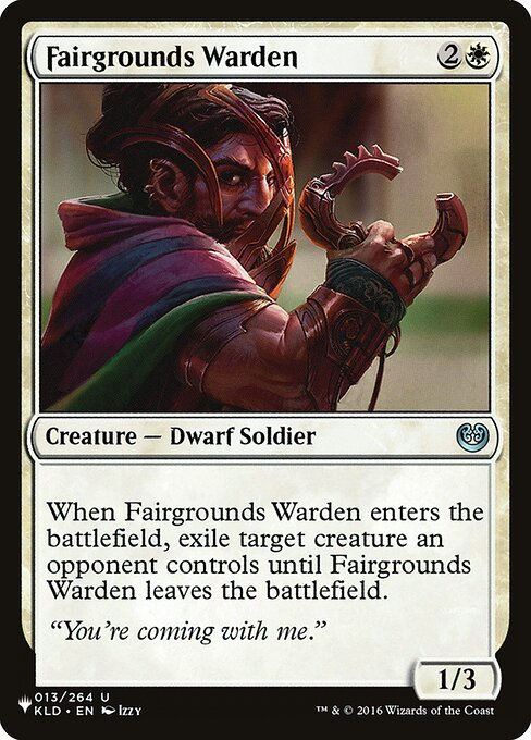 Fairgrounds Warden (PLST) (KLD-13)