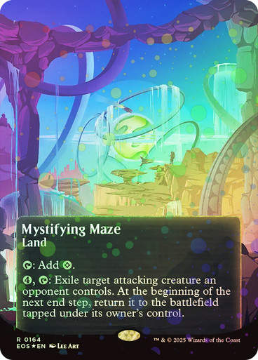 Mystifying Maze (EOS) (164) / Borderless Galaxy Foil