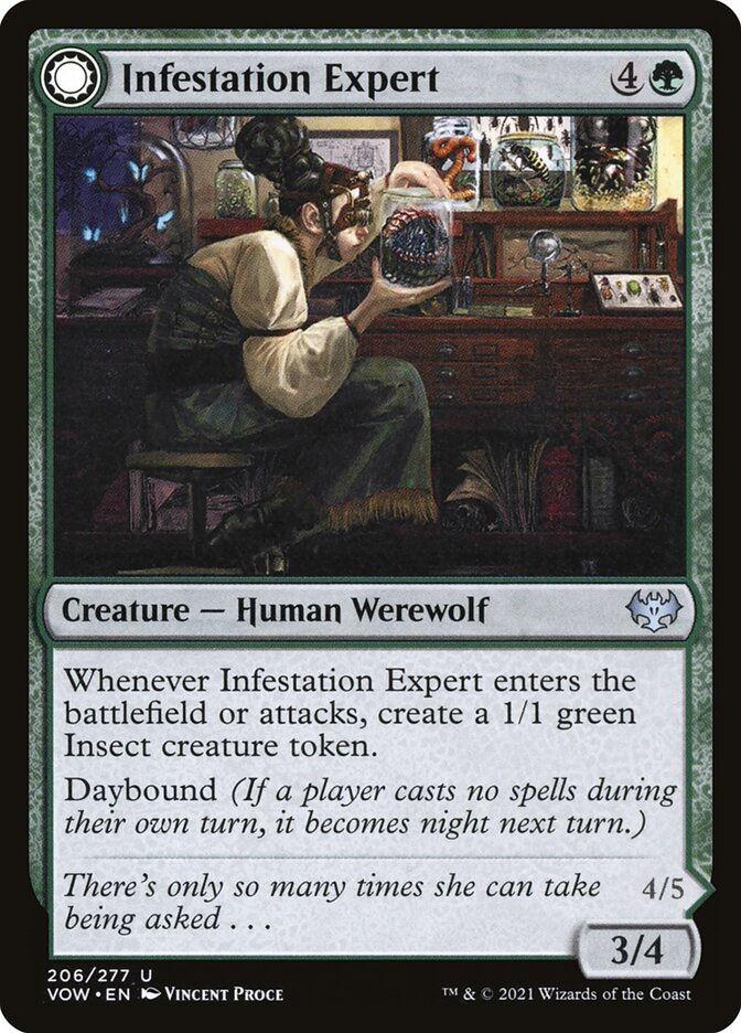 Infestation Expert // Infested Werewolf (VOW) (206) — cara 1 de 2