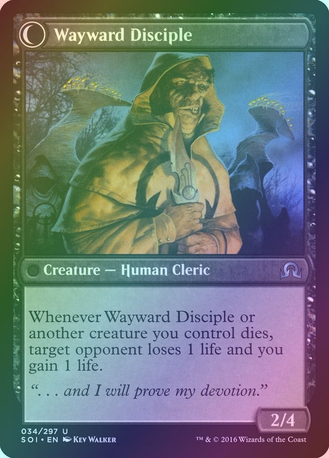 Pious Evangel // Wayward Disciple (SOI) (34) / Foil — cara 2 de 2