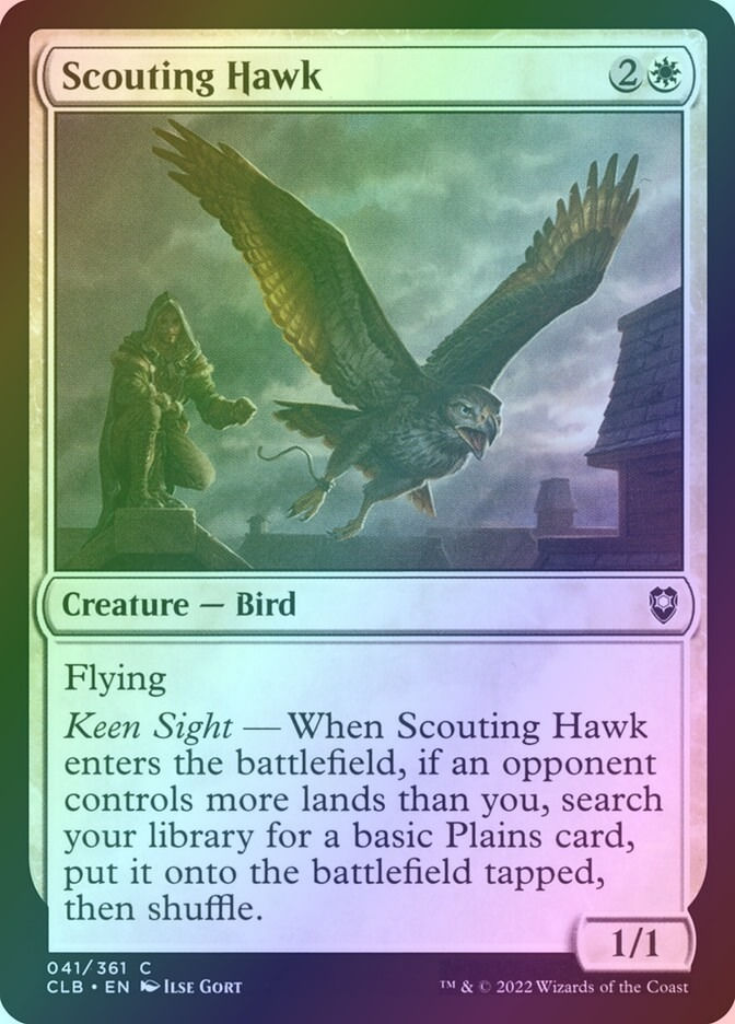 Scouting Hawk (CLB) (41) / Foil