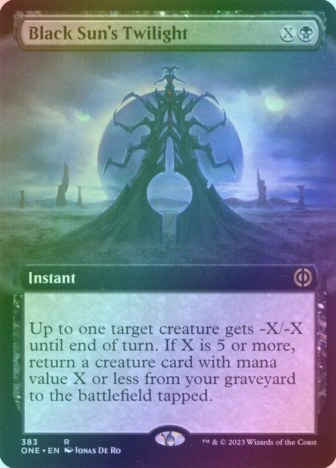 Black Sun's Twilight (ONE) (383) / Extended Art / Foil