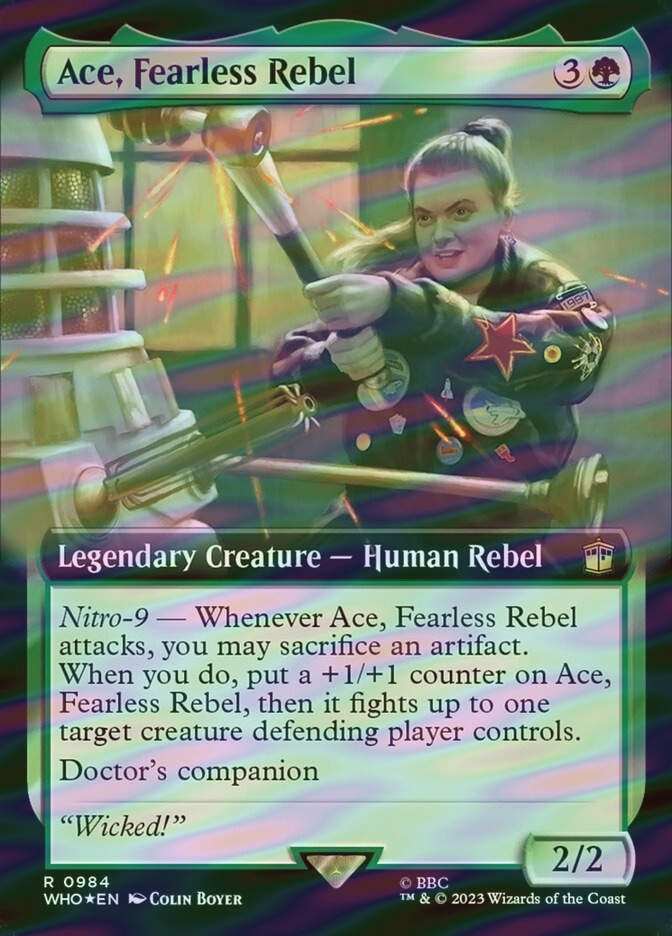 Ace, Fearless Rebel (WHO) (984) / Extended Art / Surge Foil