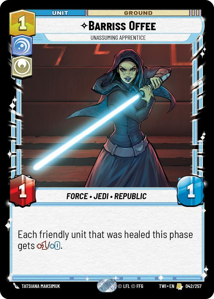 Barriss Offee - Unassuming Apprentice (TWI) (042/257)