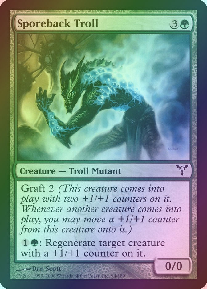 Sporeback Troll (DIS) (94) / Foil