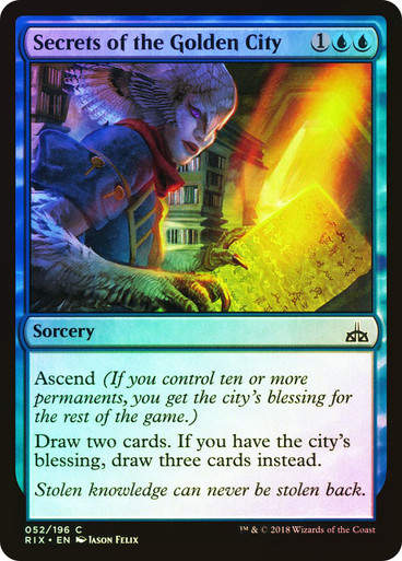 Secrets of the Golden City (RIX) (52) / Foil