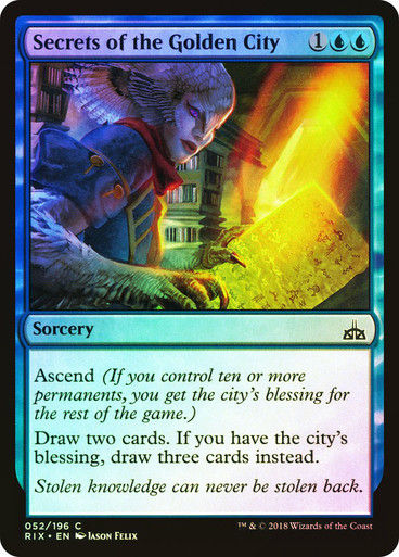 Secrets of the Golden City (RIX) (52) / Foil