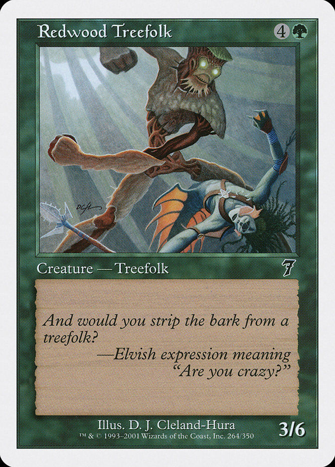 Redwood Treefolk (7ED) (264)