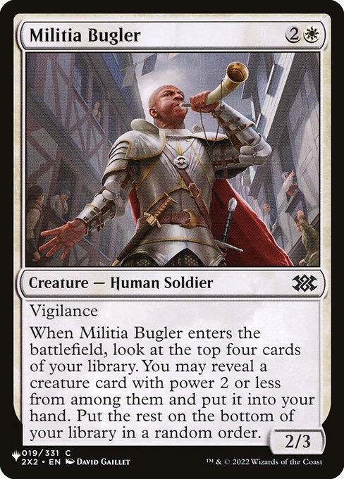 Militia Bugler (PLST) (2X2-19)