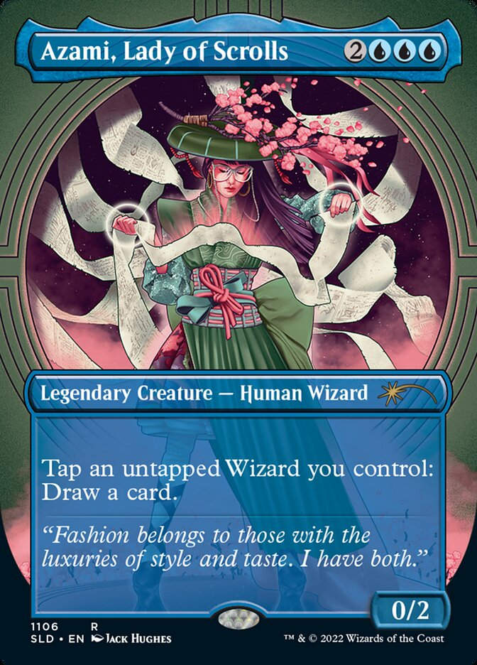 Azami, Lady of Scrolls (SLD) (1106) / Borderless