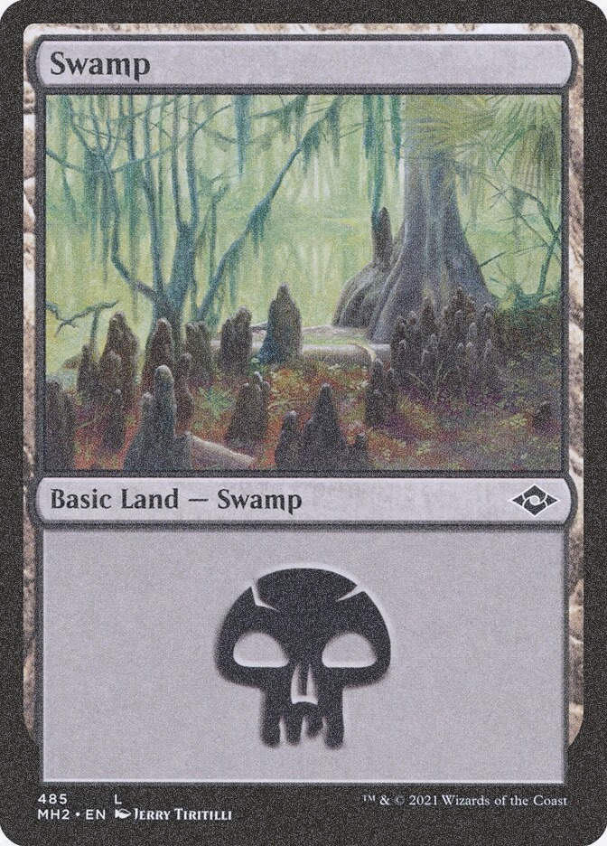 Swamp (MH2) (485) / Foil Etched