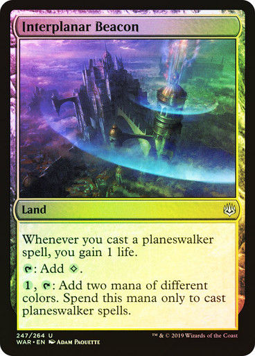 Interplanar Beacon (WAR) (247) / Foil