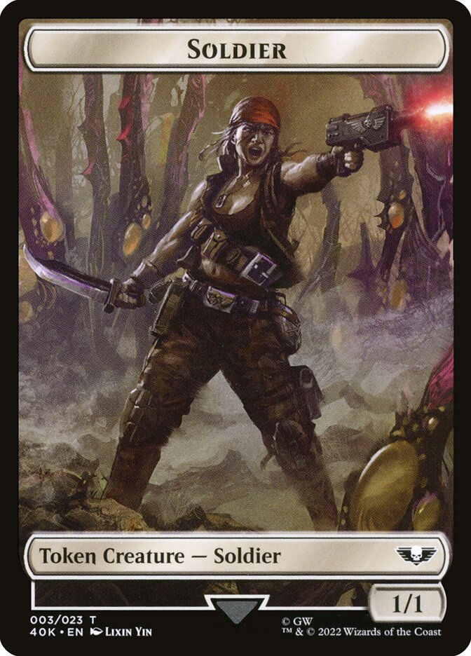 Soldier // Sicarian Infiltrator (T40K) (3 // 8) — cara 1 de 2
