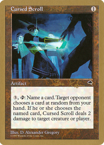 Cursed Scroll (WC98) (br281) | MTG Wolf México