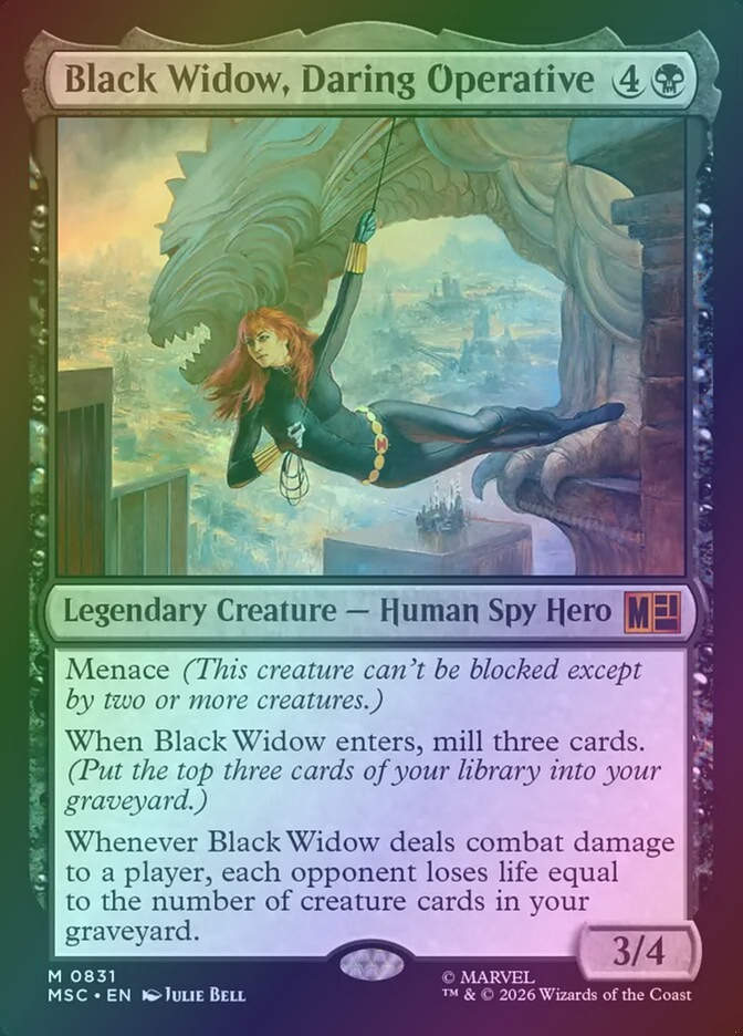 Black Widow, Daring Operative (MSC) (831) / Foil