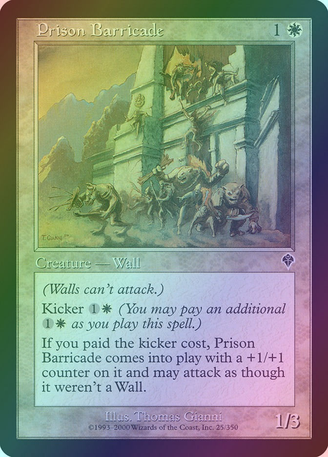 Prison Barricade (INV) (25) / Foil