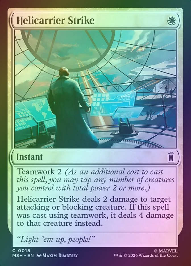 Helicarrier Strike (MSH) (15) / Foil