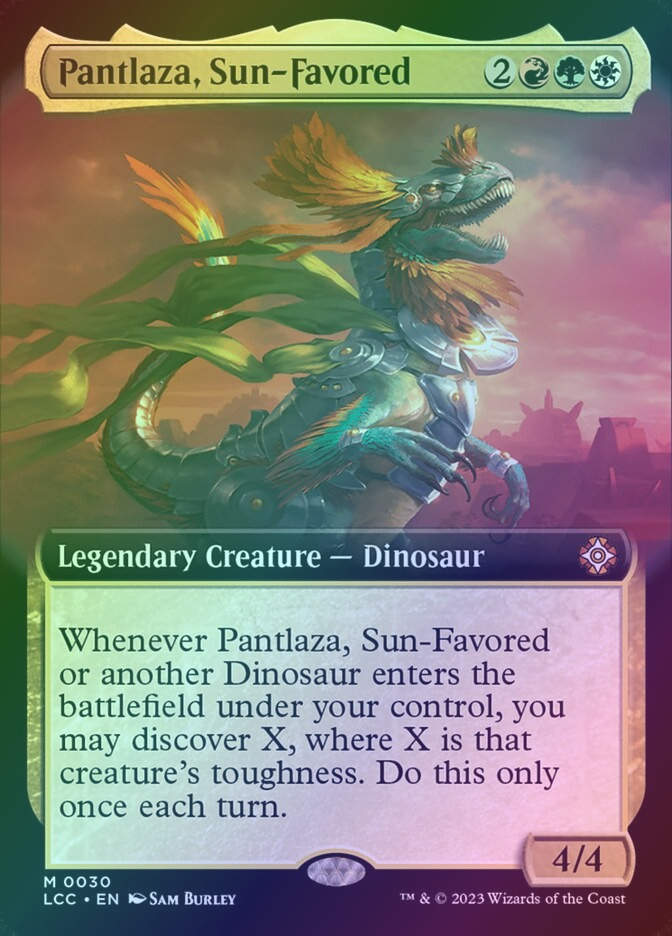 Pantlaza, Sun-Favored (LCC) (30) / Extended Art / Foil
