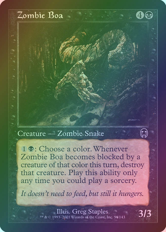Zombie Boa (APC) (54) / Foil