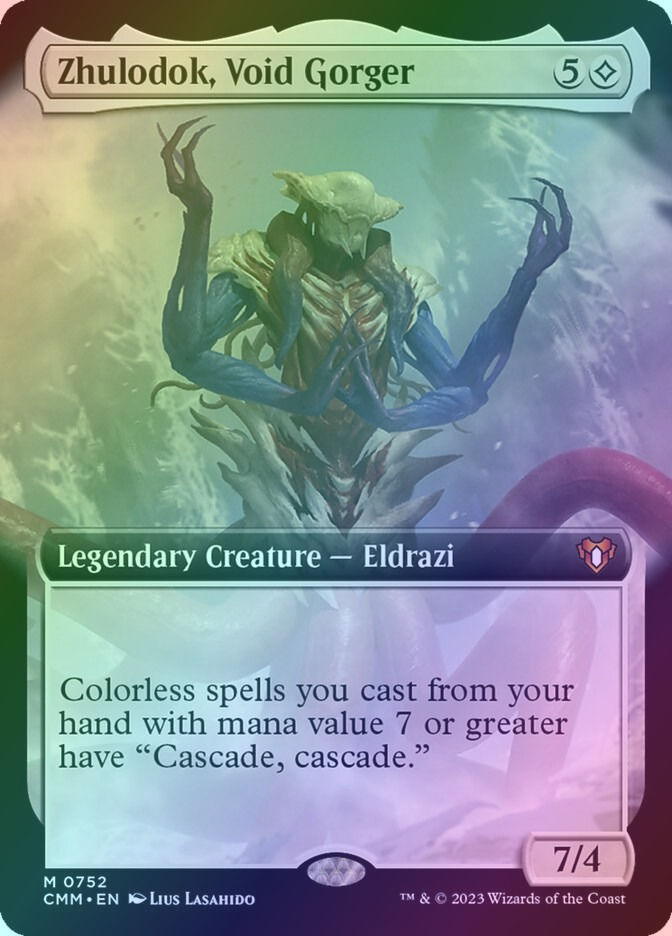 Zhulodok, Void Gorger (CMM) (752) / Extended Art / Foil