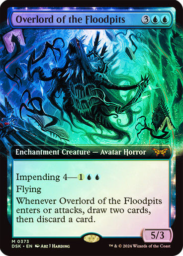 Overlord of the Floodpits (DSK) (373) / Foil / Extended Art