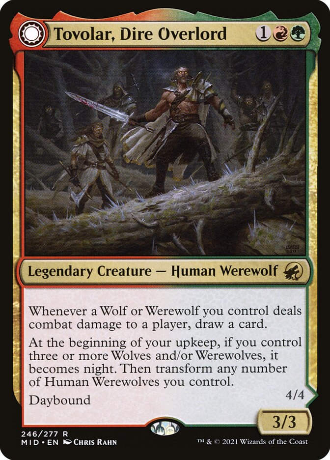 Tovolar, Dire Overlord // Tovolar, the Midnight Scourge (MID) (246)