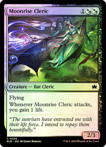 Moonrise Cleric (blb) (226) / Foil