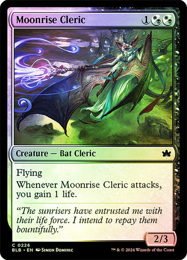 Moonrise Cleric (blb) (226) / Foil