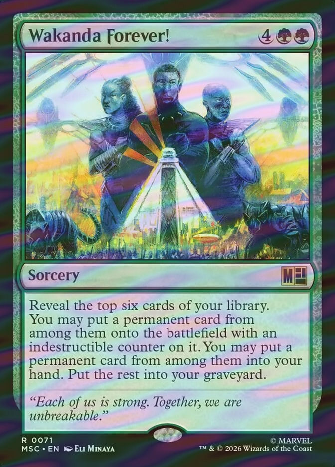 Wakanda Forever! (MSC) (71) / Surge Foil