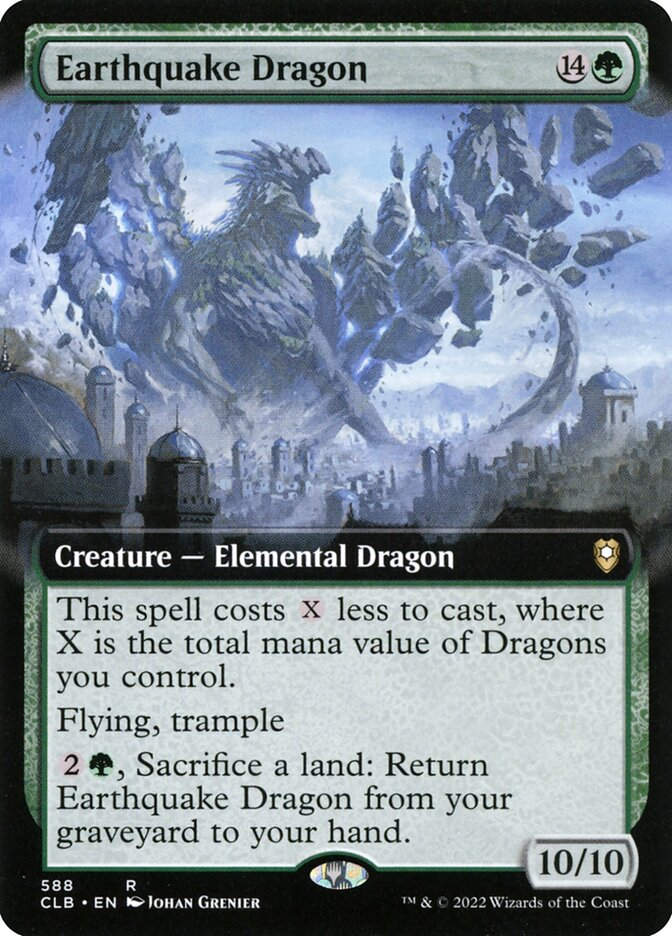 Earthquake Dragon (CLB) (588) / Extended Art