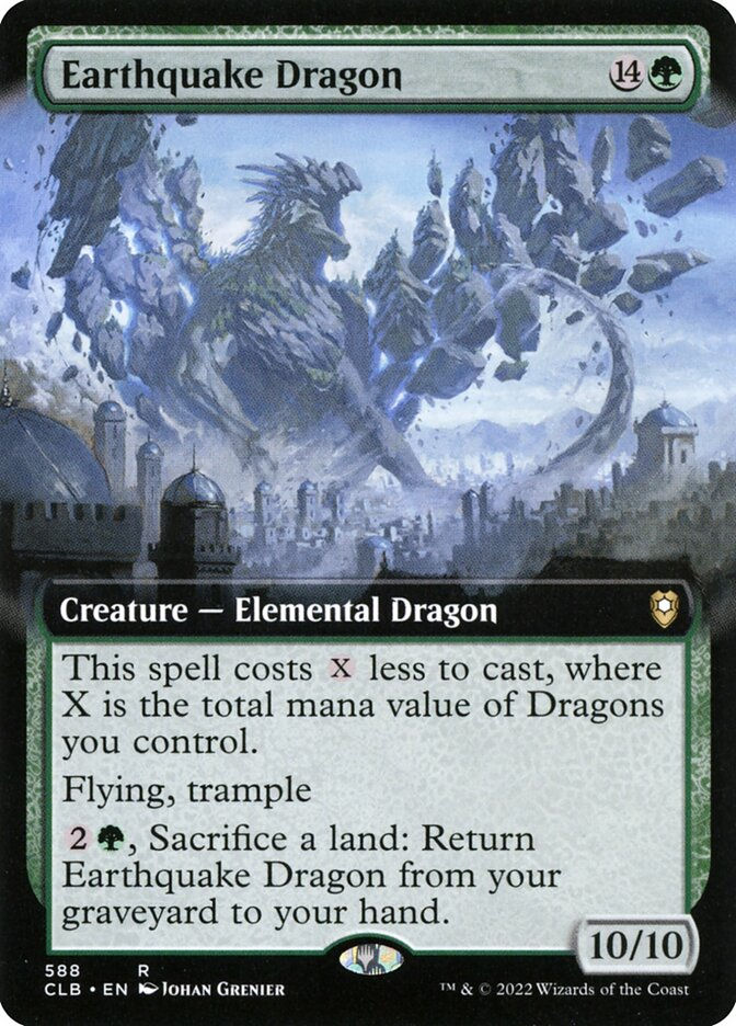 Earthquake Dragon (CLB) (588) / Extended Art