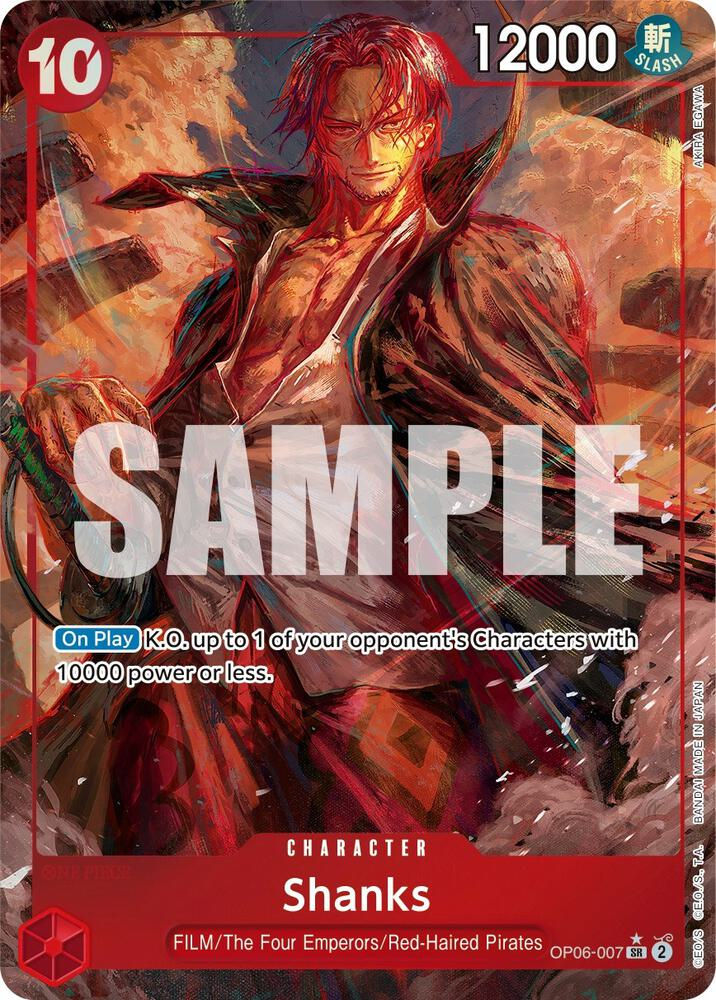 Shanks (Alternate Art) (OP06-007) / Foil