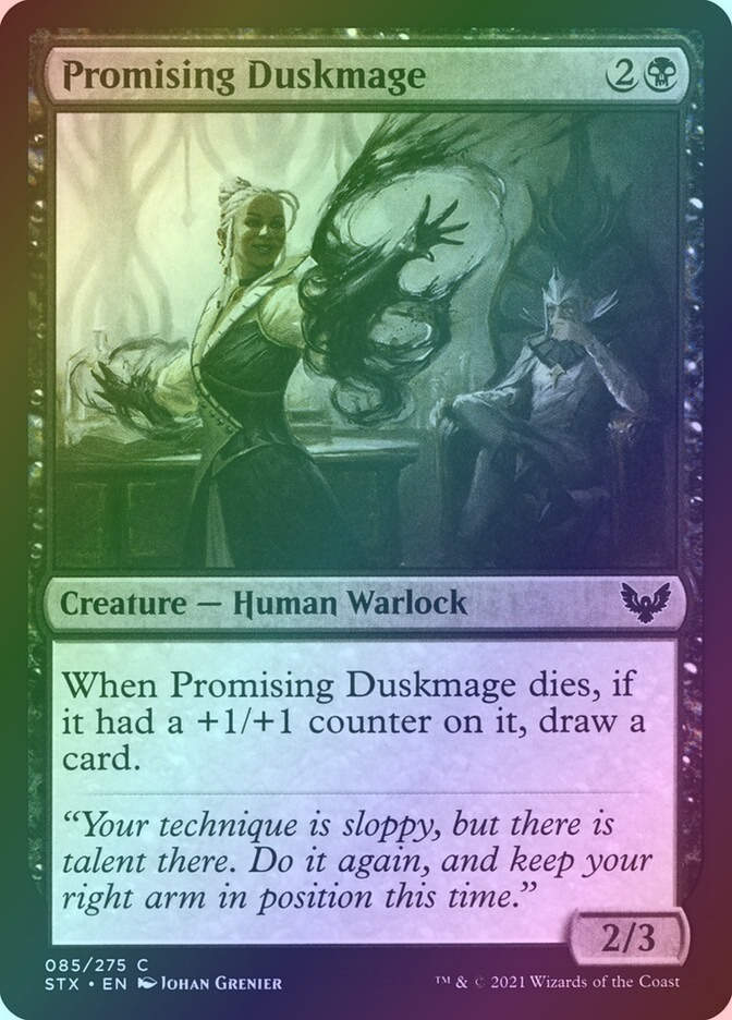 Promising Duskmage (STX) (85) / Foil