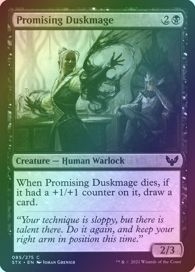 Promising Duskmage (STX) (85) / Foil