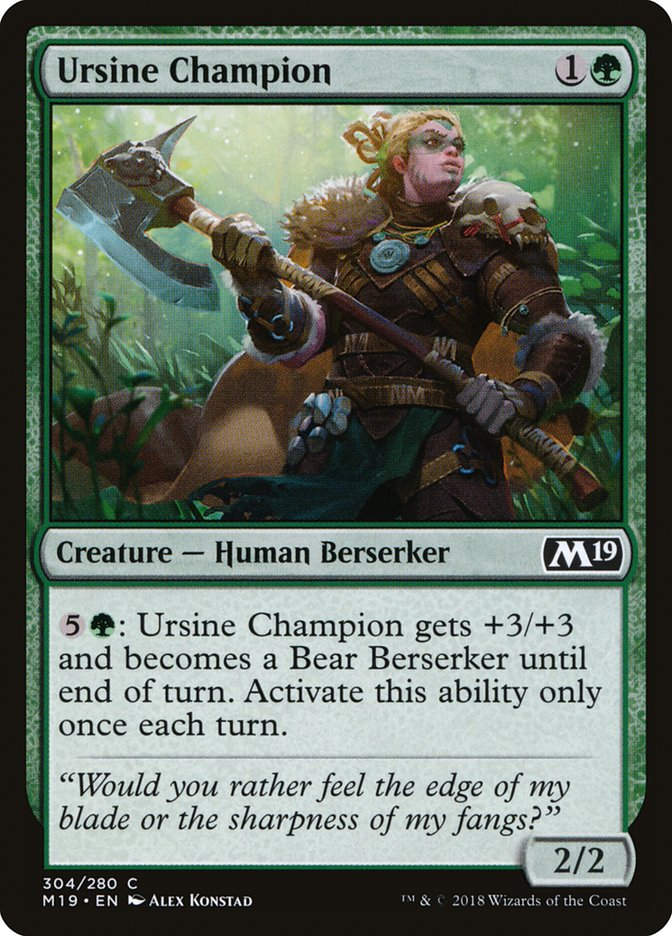 Ursine Champion (M19) (304)
