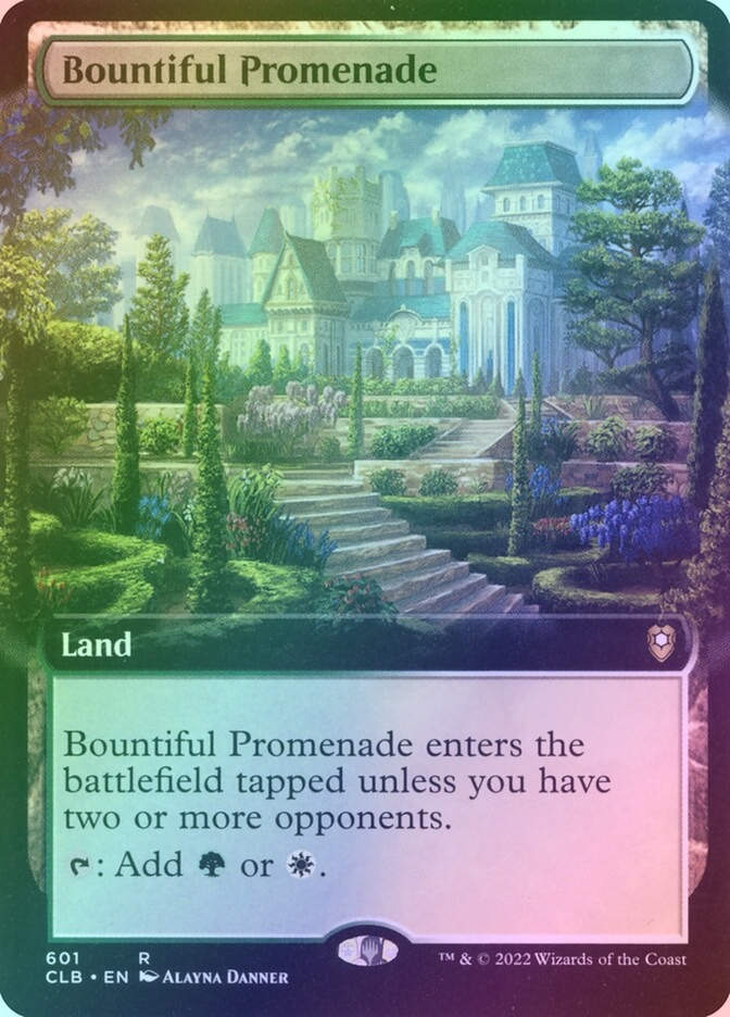 Bountiful Promenade (CLB) (601) / Extended Art / Foil