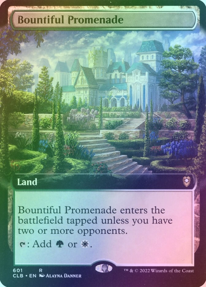 Bountiful Promenade (CLB) (601) / Extended Art / Foil