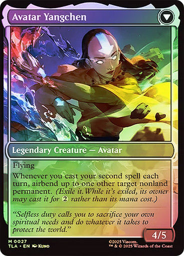 The Legend of Yangchen // Avatar Yangchen (TLA) (27) / Foil — cara 2 de 2