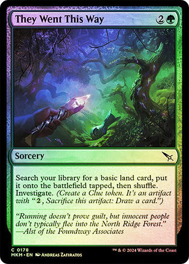 They Went This Way (mkm) (178) / Foil