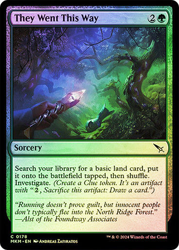 They Went This Way (mkm) (178) / Foil