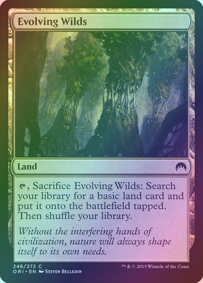 Evolving Wilds (ORI) (246) / Foil