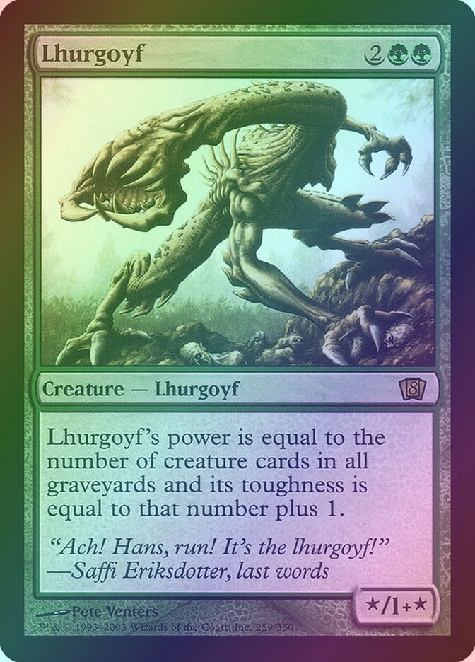 Lhurgoyf (8ED) (259★) / Foil