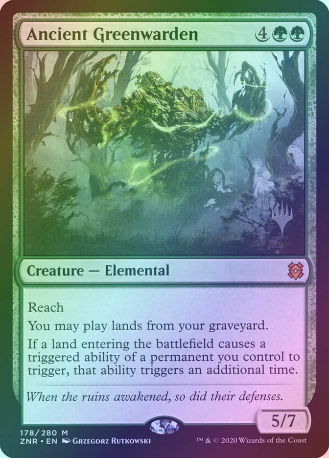 Ancient Greenwarden (PZNR) (178p) / Foil