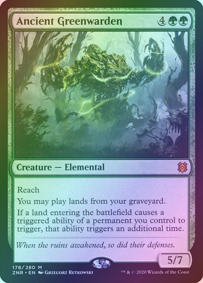 Ancient Greenwarden (PZNR) (178p) / Foil