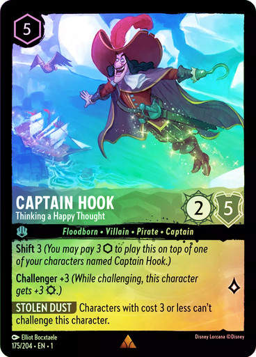 Captain Hook - Thinking a Happy Thought (LOR_TFC) / Foil