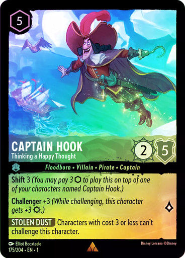 Captain Hook - Thinking a Happy Thought (LOR_TFC) / Foil