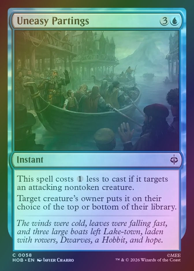 Uneasy Partings (HOB) (58) / Foil