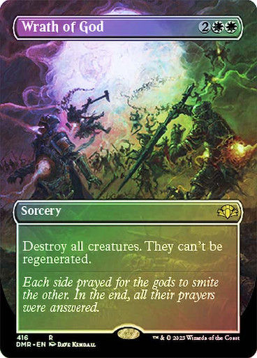 Wrath of God (DMR) / Borderless / Foil