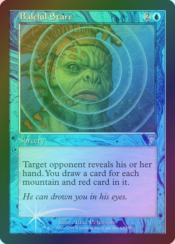 Baleful Stare (7ED) (62★) / Foil
