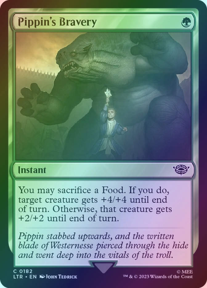 Pippin's Bravery (LTR) (182) / Foil